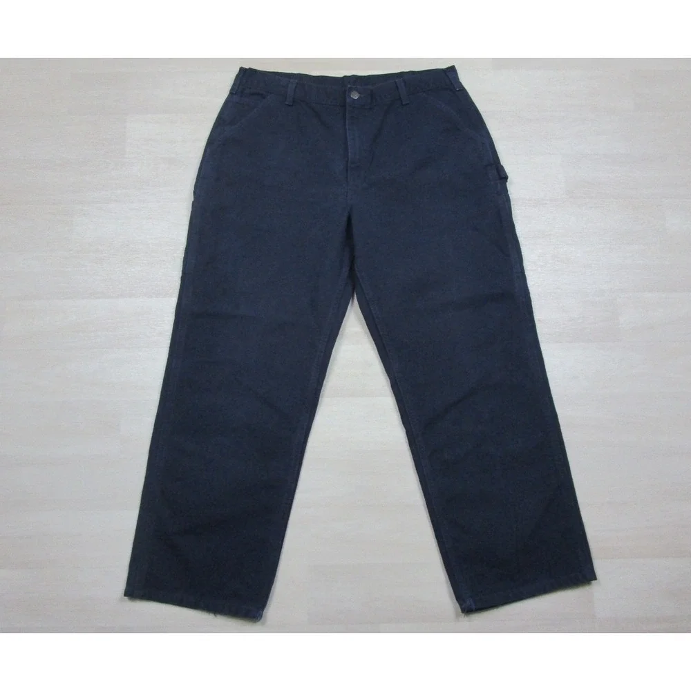 Carhartt Duck Canvas Work Pants (36x29.5) Loose Original Fit #B11 Carpenter